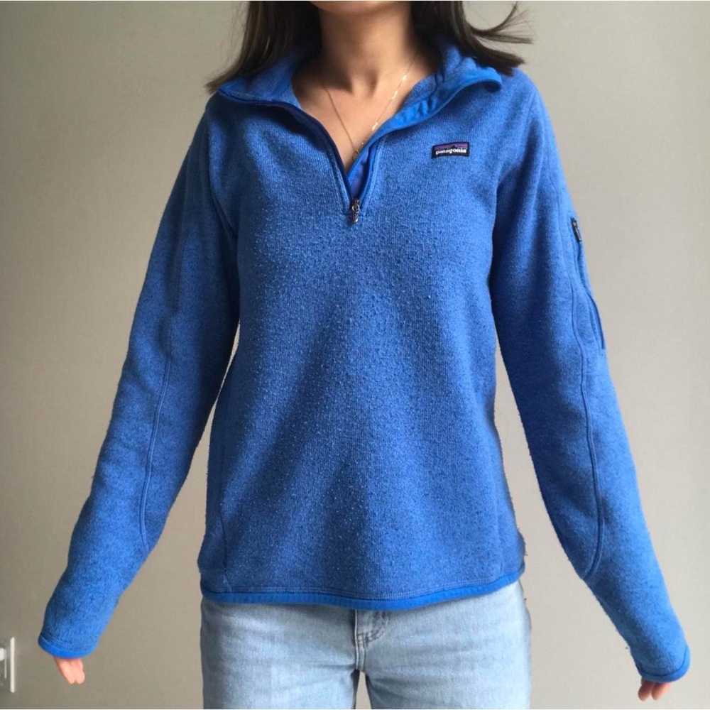 Patagonia Vibrant Blue Fleece Pullover